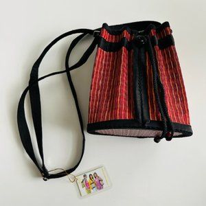 Saraye Tatami Purse XS Rattan Crossbody Handbag NWT